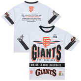 San Francisco Giants Cooperstown Collection Team Origins Premium T-Shirt - White | Mitchell & Ness