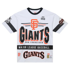 San Francisco Giants Cooperstown Collection Team Origins Premium T-Shirt - White | Mitchell & Ness