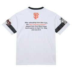 San Francisco Giants Cooperstown Collection Team Origins Premium T-Shirt - White | Mitchell & Ness