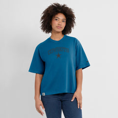 Dallas Cowboys Women's Glory Arch Boxy T-Shirt - Blue | Nike for sale