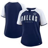Dallas Cowboys Women's Height Advantage T-Shirt - Navy/White online