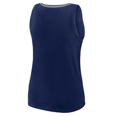 Dallas Cowboys Logo Athletic Women's Stellar Win V-Neck Tank Top - Navy discount