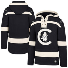 Chicago Cubs Superior Lacer Pullover Hoodie - Navy | 47 brand