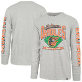 Baltimore Orioles Fair Ball Franklin Long Sleeve T-Shirt - Gray | 47 brand