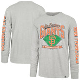 San Francisco Giants Fair Ball Franklin Long Sleeve T-Shirt - Gray | 47 brand