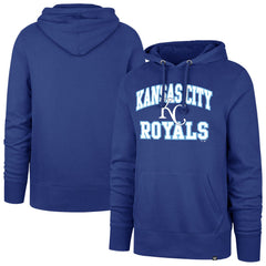Kansas City Royals Velocity Headline Pullover Hoodie - Royal | 47 brand