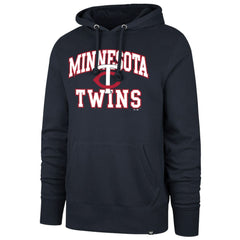 Minnesota Twins Velocity Headline Pullover Hoodie - Navy | 47 brand