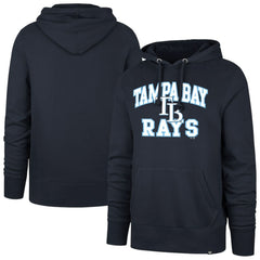 Tampa Bay Rays Velocity Headline Pullover Hoodie - Navy | 47 brand