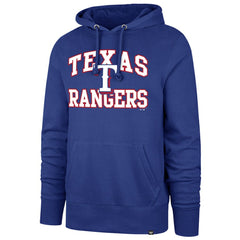 Texas Rangers Velocity Headline Pullover Hoodie - Royal | 47 brand