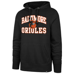 Baltimore Orioles Velocity Headline Pullover Hoodie - Black | 47 brand
