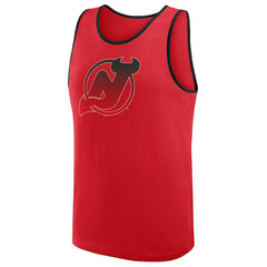 New Jersey Devils Logo Athletic Unmatched Success Tank Top Red