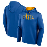 St. Louis Blues Logo Athletic Head Start Pullover Hoodie Blue