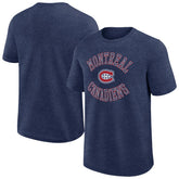 Montreal Canadiens Logo Athletic Success T-Shirt Heather Navy