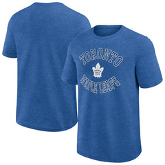 Toronto Maple Leafs Logo Athletic Success T-Shirt Heather Blue
