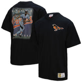 Cal Ripken Jr. Baltimore Orioles Legends Collection Vintage Logo T-Shirt - Black | Mitchell & Ness