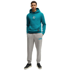 Miami Dolphins Hugo Boss Unisex Woodson Tri-Blend Hoodie - Aqua on sale