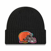 Cleveland Browns New Era 2024 NFL Crucial Catch Cuffed Knit Hat - Black sale