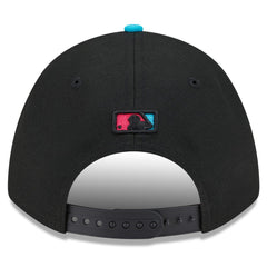 Miami Marlins 2025 City Connect 9FORTY M-Crown Adjustable Hat - Black/Pink | New Era