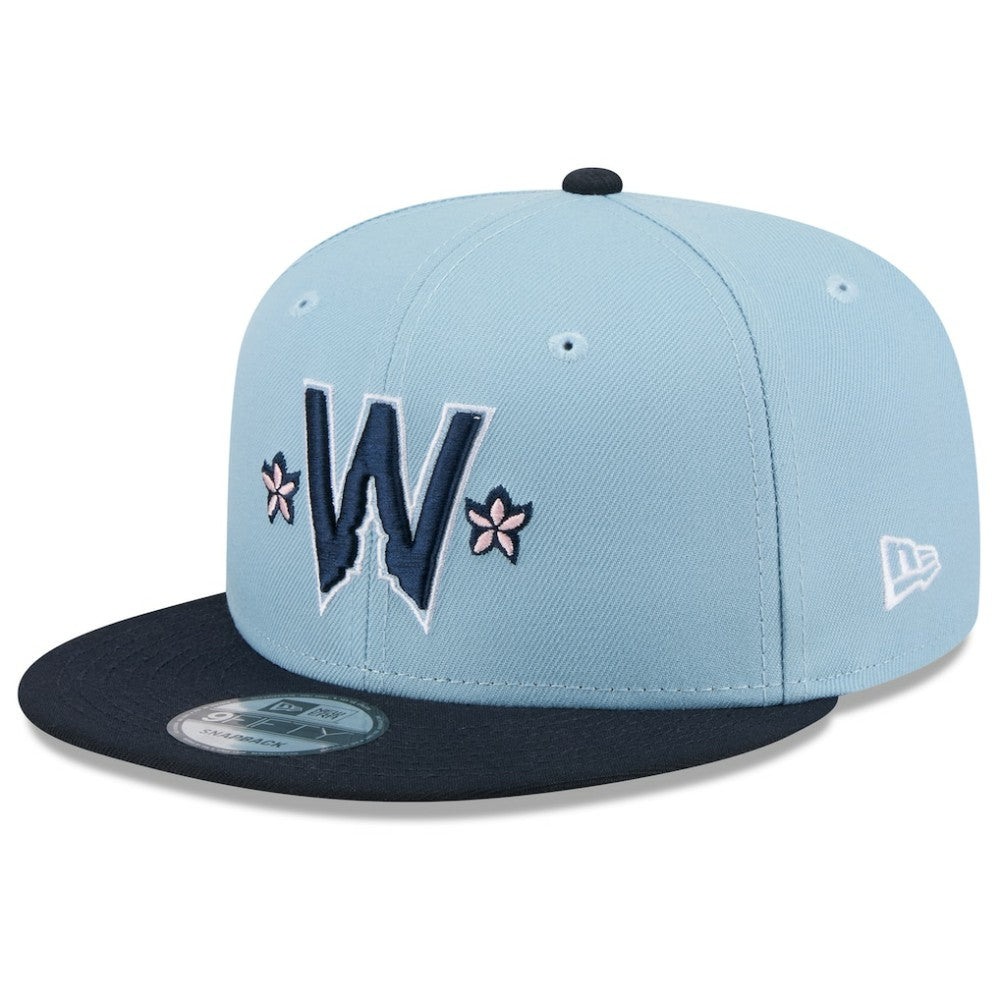 Washington Nationals 2025 City Connect 9FIFTY Snapback Hat - Light Blue/Navy | New Era