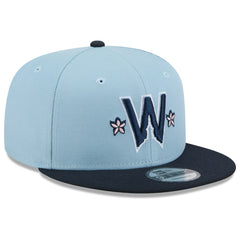 Washington Nationals 2025 City Connect 9FIFTY Snapback Hat - Light Blue/Navy | New Era