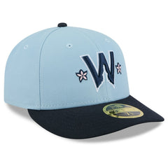 Washington Nationals 2025 City Connect Low Profile 59FIFTY Fitted Hat - Light Blue/Navy | New Era