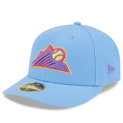Colorado Rockies 2025 City Connect Low Profile 59FIFTY Fitted Hat - Light Blue | New Era