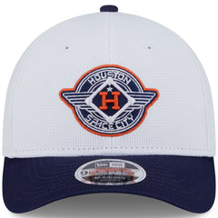 Houston Astros 2025 City Connect Batting Practice 9FORTY Adjustable Hat - White/Navy | New Era