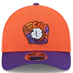 San Francisco Giants 2025 City Connect Batting Practice 9FORTY Adjustable Hat - Orange/Purple | New Era