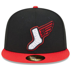 Chicago White Sox 2025 City Connect Alternate 59FIFTY Fitted Hat - Black/Red | New Era