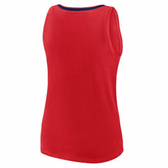 St. Louis Cardinals Logo Athletic Women's Stellar Win V-Neck Tank Top - Red