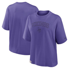 Minnesota Vikings Women's Glory Arch Boxy T-Shirt - Purple | Nike sale