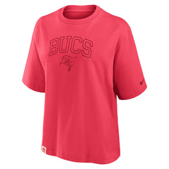 Tampa Bay Buccaneers Women's Glory Arch Boxy T-Shirt - Red | Nike on sale