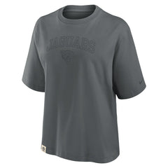 Jacksonville Jaguars Women's Glory Arch Boxy T-Shirt - Charcoal | Nike for sale