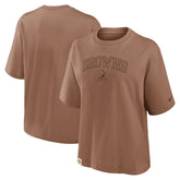 Cleveland Browns Women's Glory Arch Boxy T-Shirt - Brown | Nike cheap