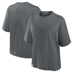 Atlanta Falcons Women's Glory Arch Boxy T-Shirt - Charcoal | Nike for sale