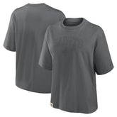 New Orleans Saints Women's Glory Arch Boxy T-Shirt - Charcoal | Nike on sale