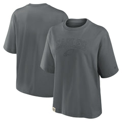 Philadelphia Eagles Women's Glory Arch Boxy T-Shirt - Charcoal | Nike cheap