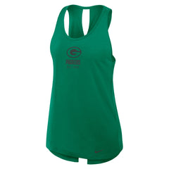 Green Bay Packers Women's Glory Open-Back Crisscross Dri-FIT Tank Top - Green | Nike online