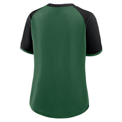 New York Jets Women's Height Advantage T-Shirt - Green/Black for sale
