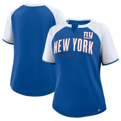 New York Giants Women's Height Advantage T-Shirt - Royal/White on sale