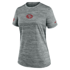 San Francisco 49ers Women's Sideline Velocity Dri-FIT T-Shirt - Gray | Nike on sale