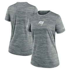 Tampa Bay Buccaneers Women's Sideline Velocity Dri-FIT T-Shirt - Gray | Nike for sale