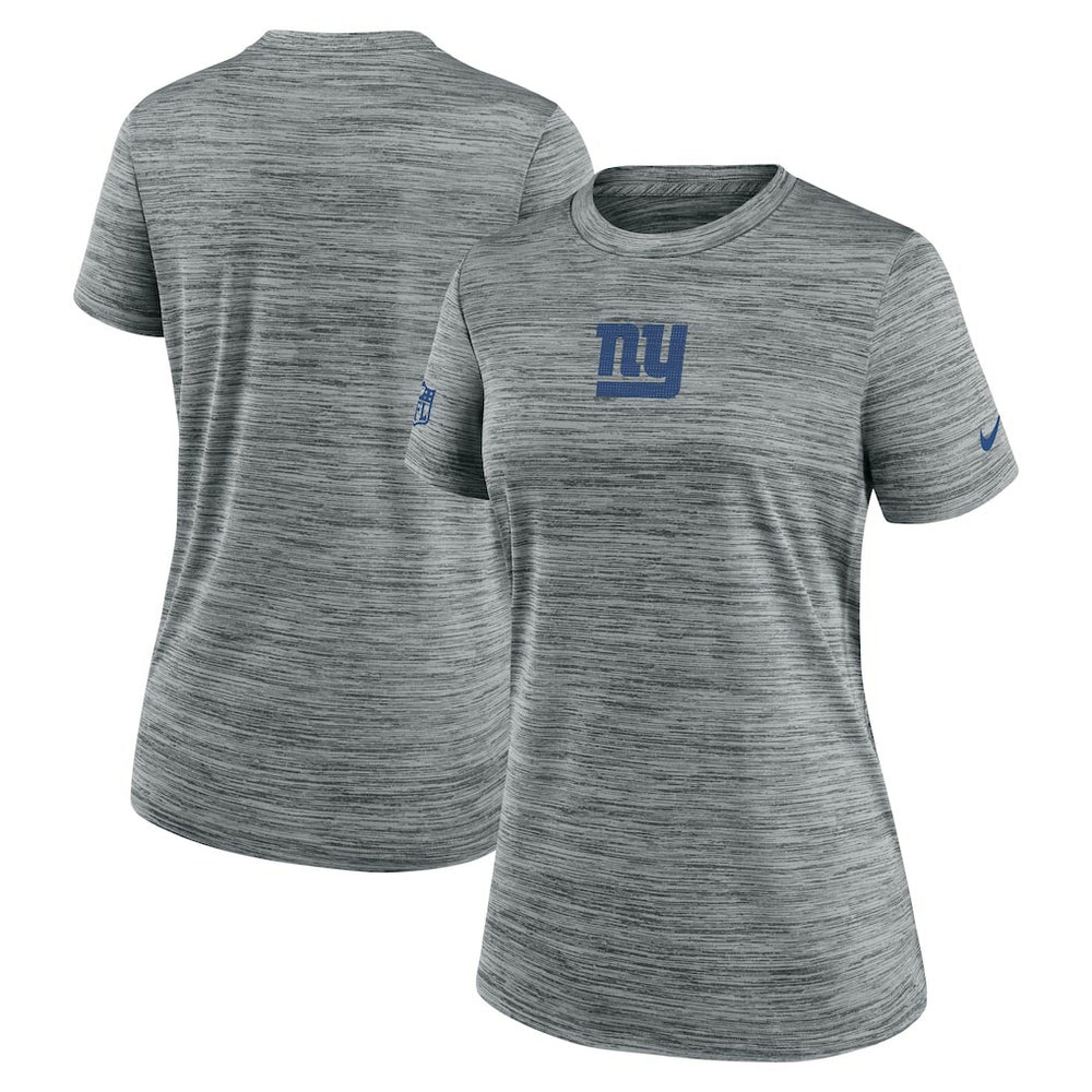 New York Giants Women's Sideline Velocity Dri-FIT T-Shirt - Gray | Nike sale