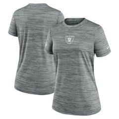 Las Vegas Raiders Women's Sideline Velocity Dri-FIT T-Shirt - Gray | Nike online