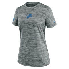 Detroit Lions Women's Sideline Velocity Dri-FIT T-Shirt - Gray | Nike on sale