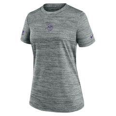 Minnesota Vikings Women's Sideline Velocity Dri-FIT T-Shirt - Gray | Nike online