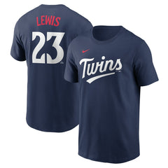 Royce Lewis Minnesota Twins Fuse Name & Number T-Shirt - Navy | Nike
