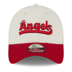 Los Angeles Angels City Connect Batting Practice 39THIRTY Flex Hat - Cream/Red | New Era