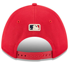 Texas Rangers City Connect Batting Practice 9FORTY M-Crown Adjustable Hat - Red | New Era