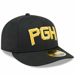 Pittsburgh Pirates City Connect Batting Practice Low Profile 59FIFTY Fitted Hat - Black | New Era